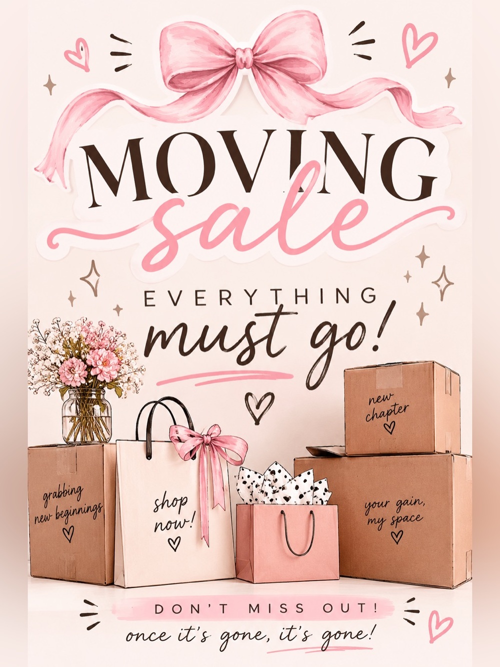 Moving Sale!!